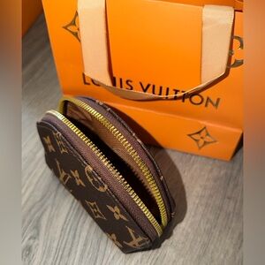 Monogram Small Zip Coin Pouch